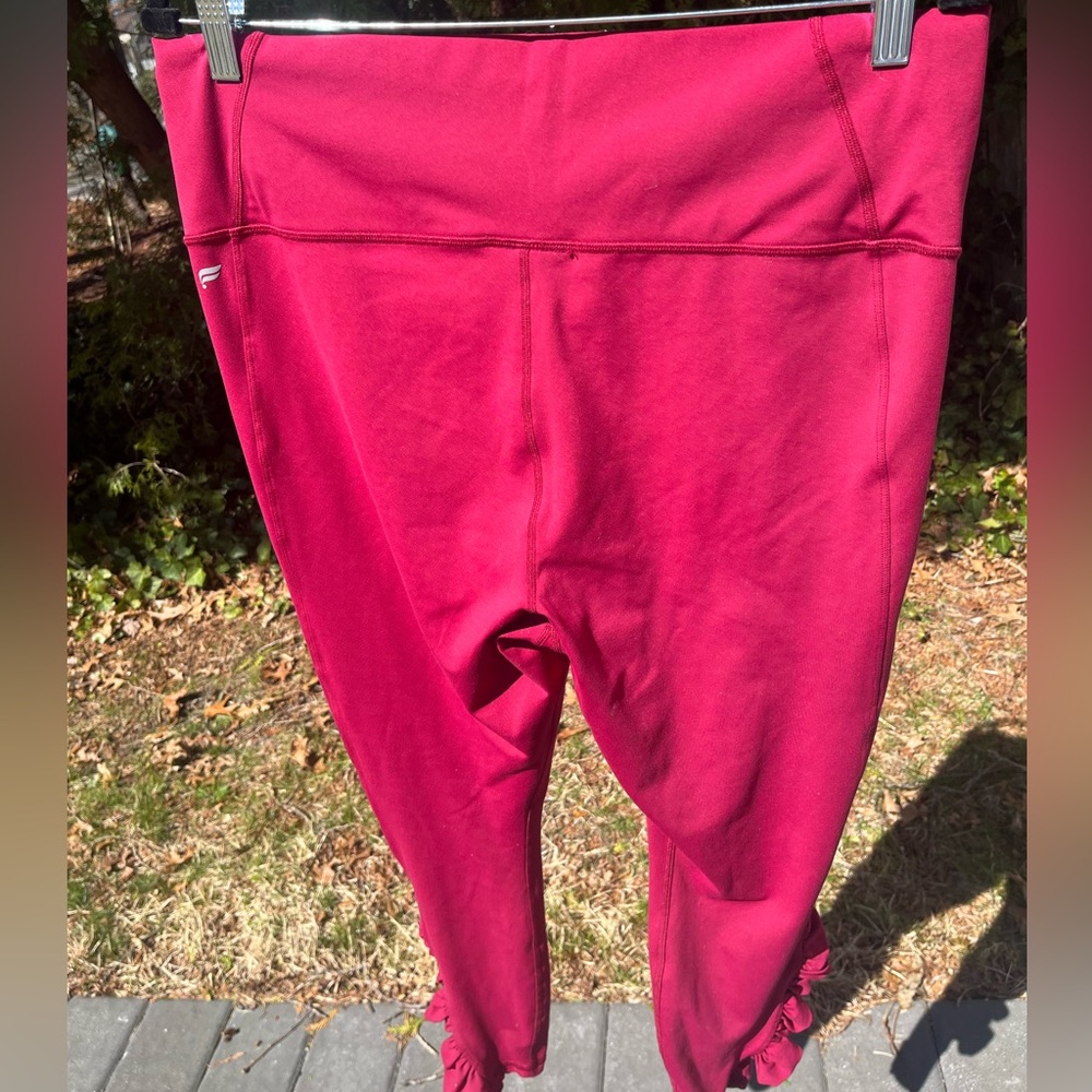 Fabletics PureLux leggings (size 1X) in color Wine Red
